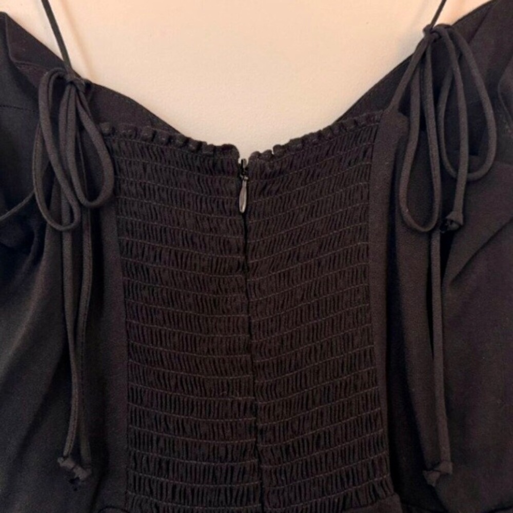 Reformation Saskia Dress - Black - Size 10, Discontinued - Picture 3 of 7